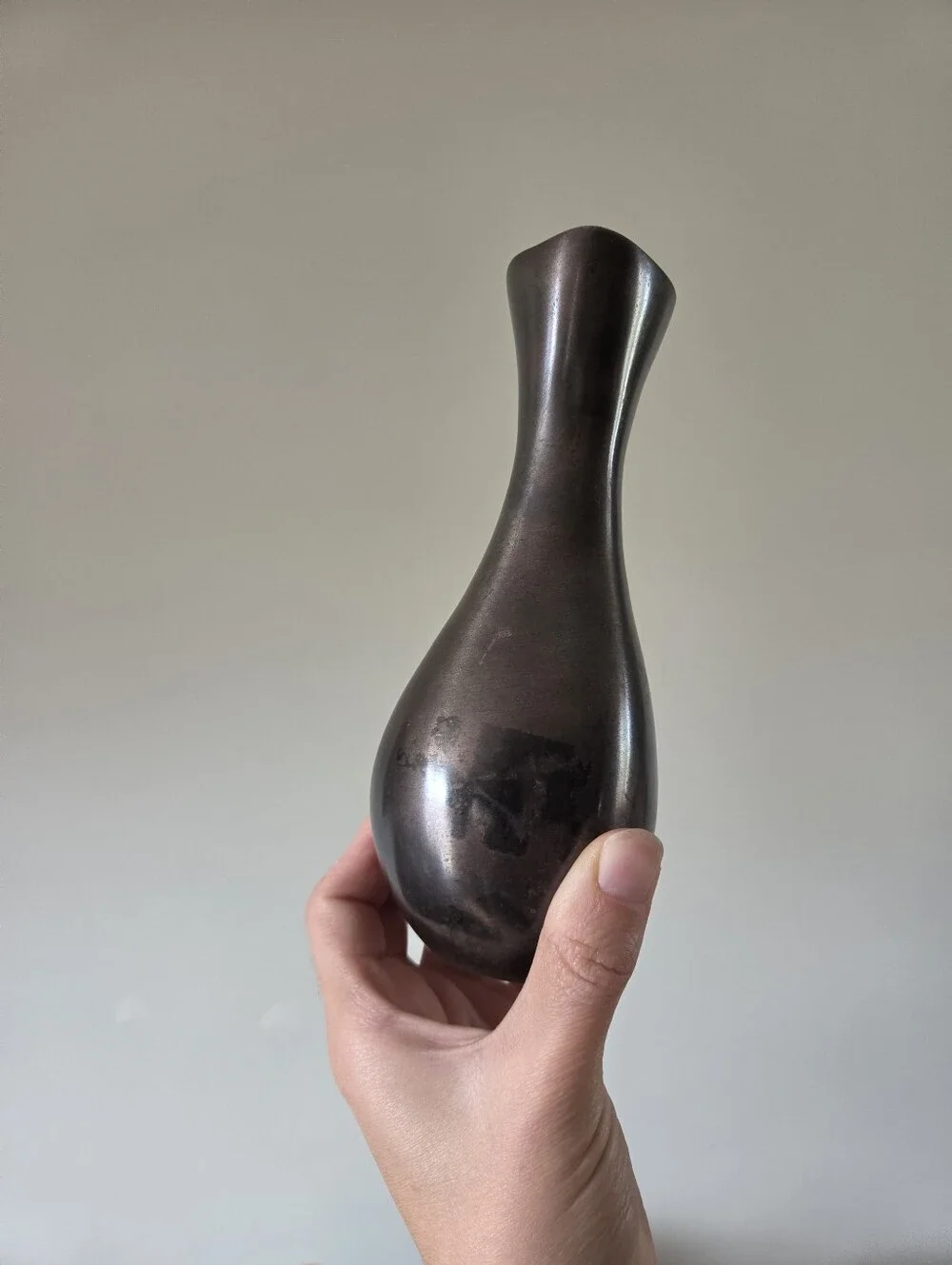 Heavy Metal Bud Vase 6.5